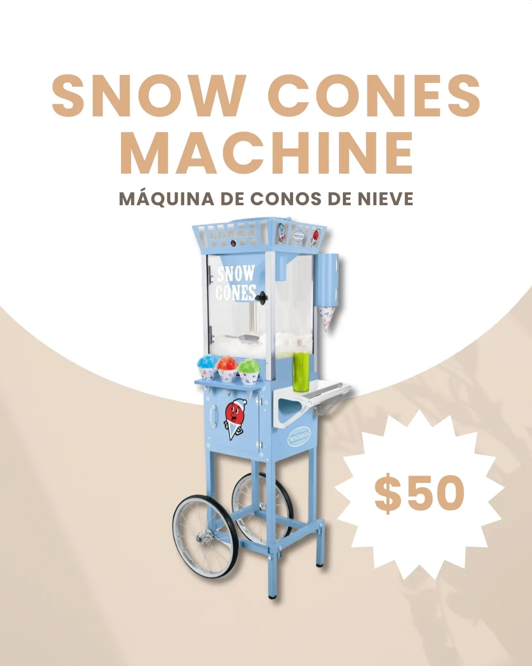 Snow Cones Machine