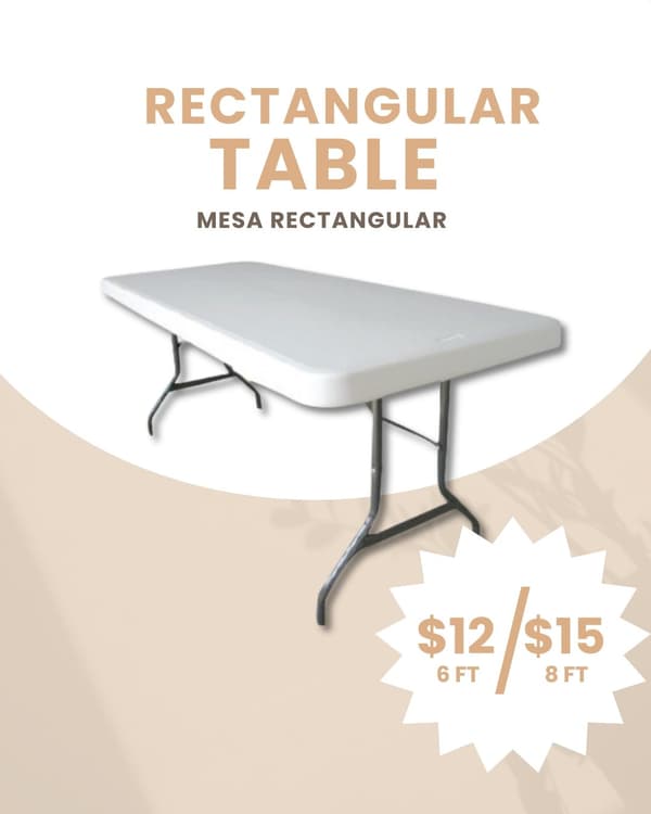 Rectangular Table